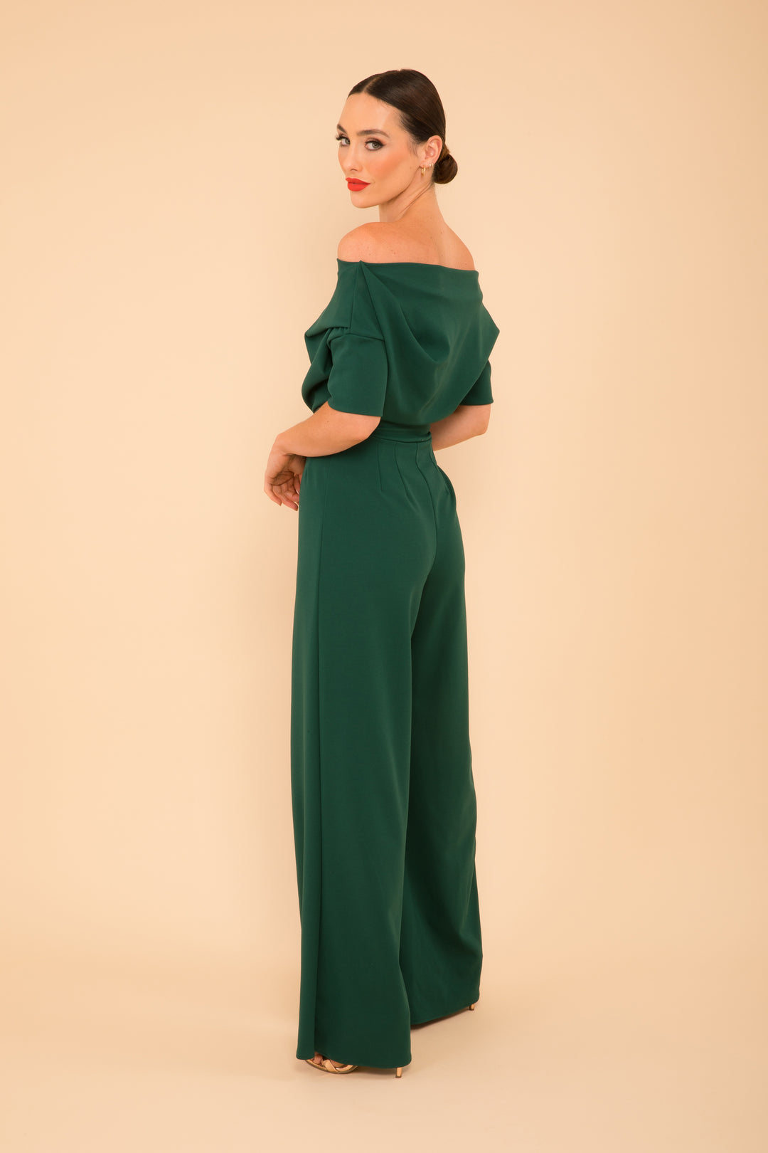 ATOM LABEL lima jumpsuit in forest green