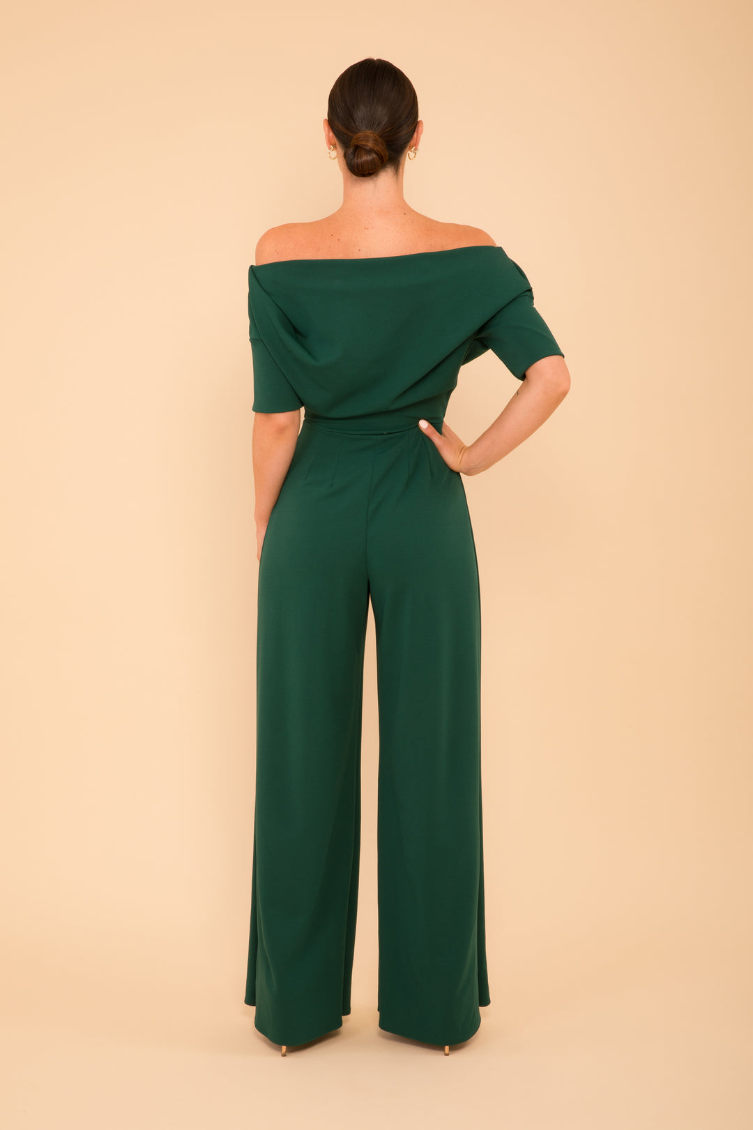 ATOM LABEL lima jumpsuit in forest green