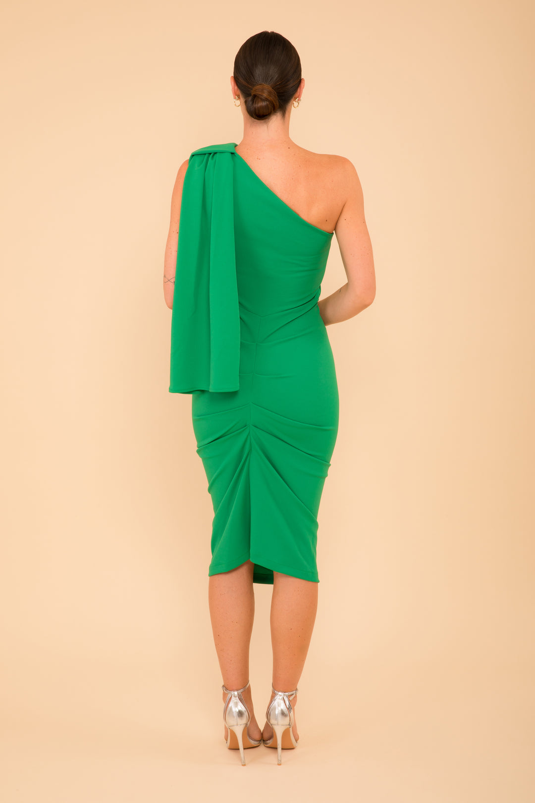 ATOM LABEL zirconium dress in emerald green