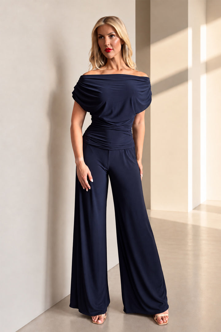 Carbon jumpsuit in navy T1/D4