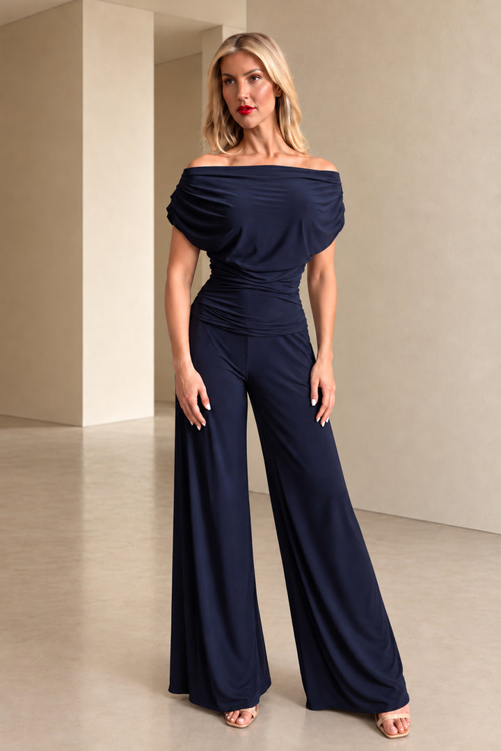Carbon jumpsuit in navy T1/D4
