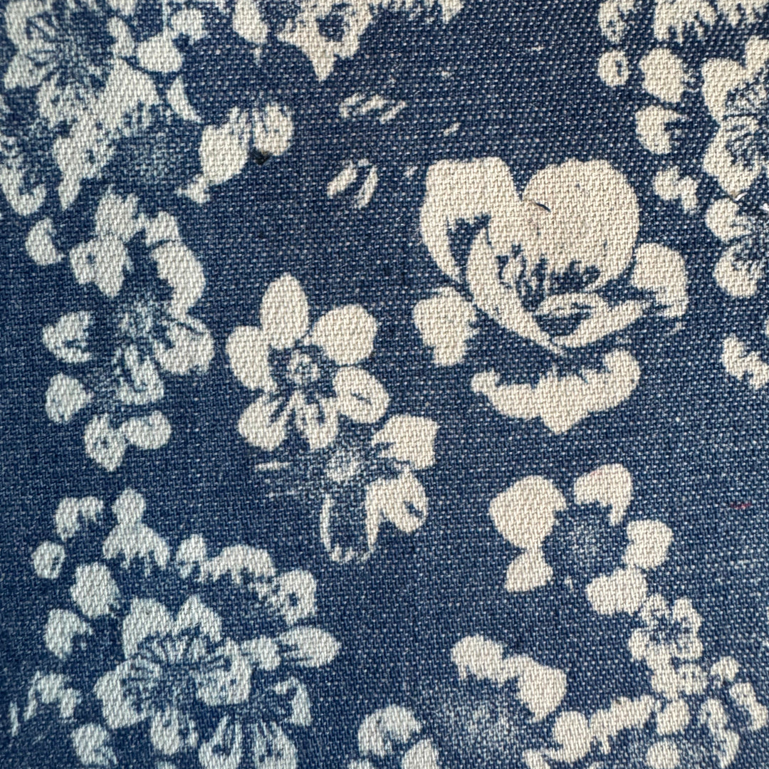 Jolaby Cowl Hitch Dress in Denim Floral