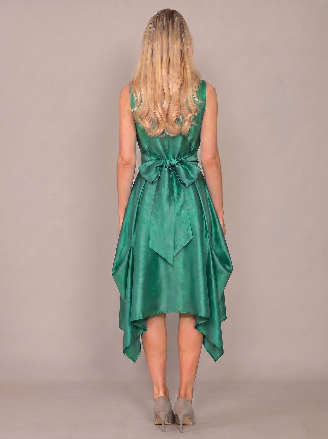 Jolaby Wrap Ruched Dress Apple Green