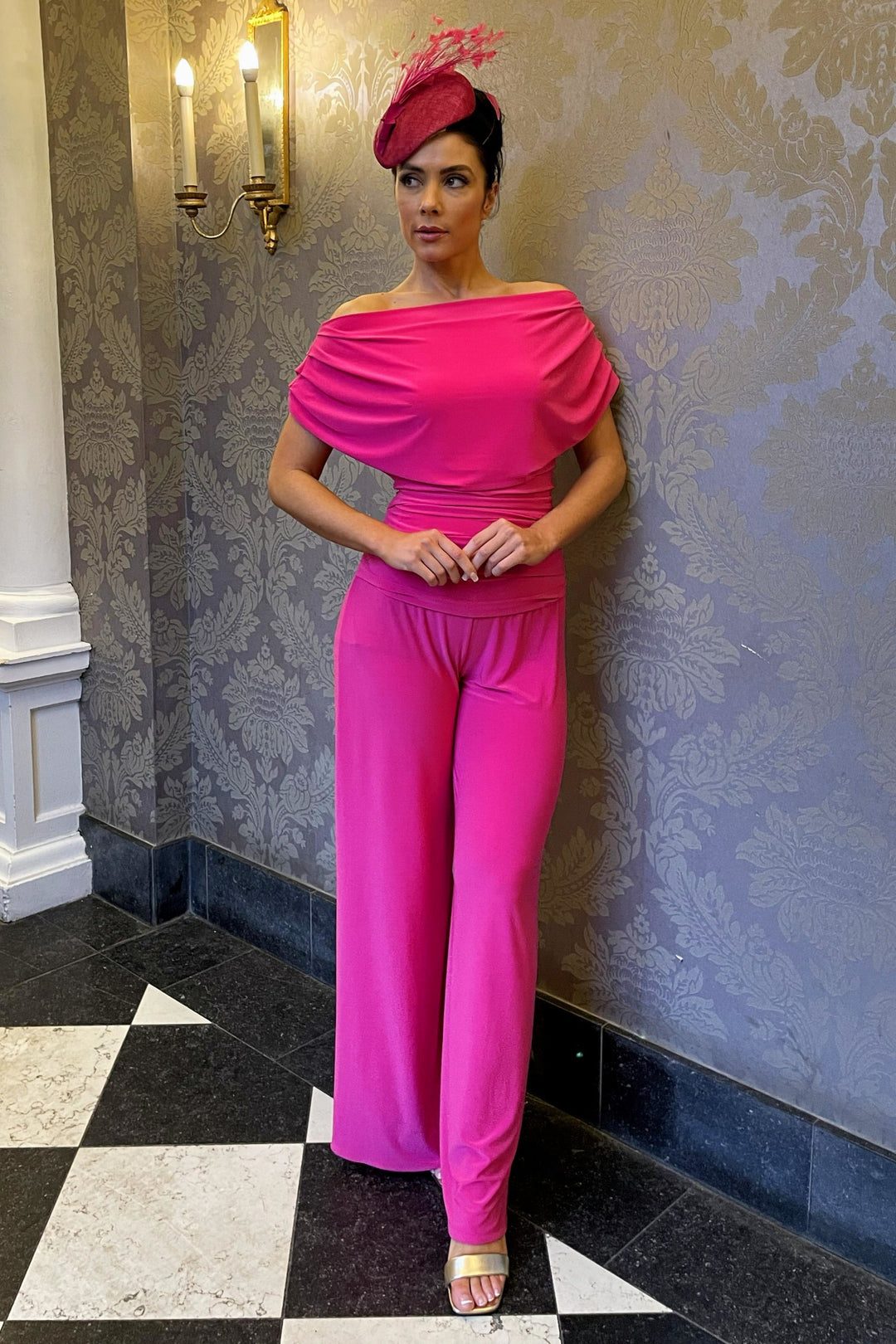 Carbon jumpsuit in hot pink - Sample Sale