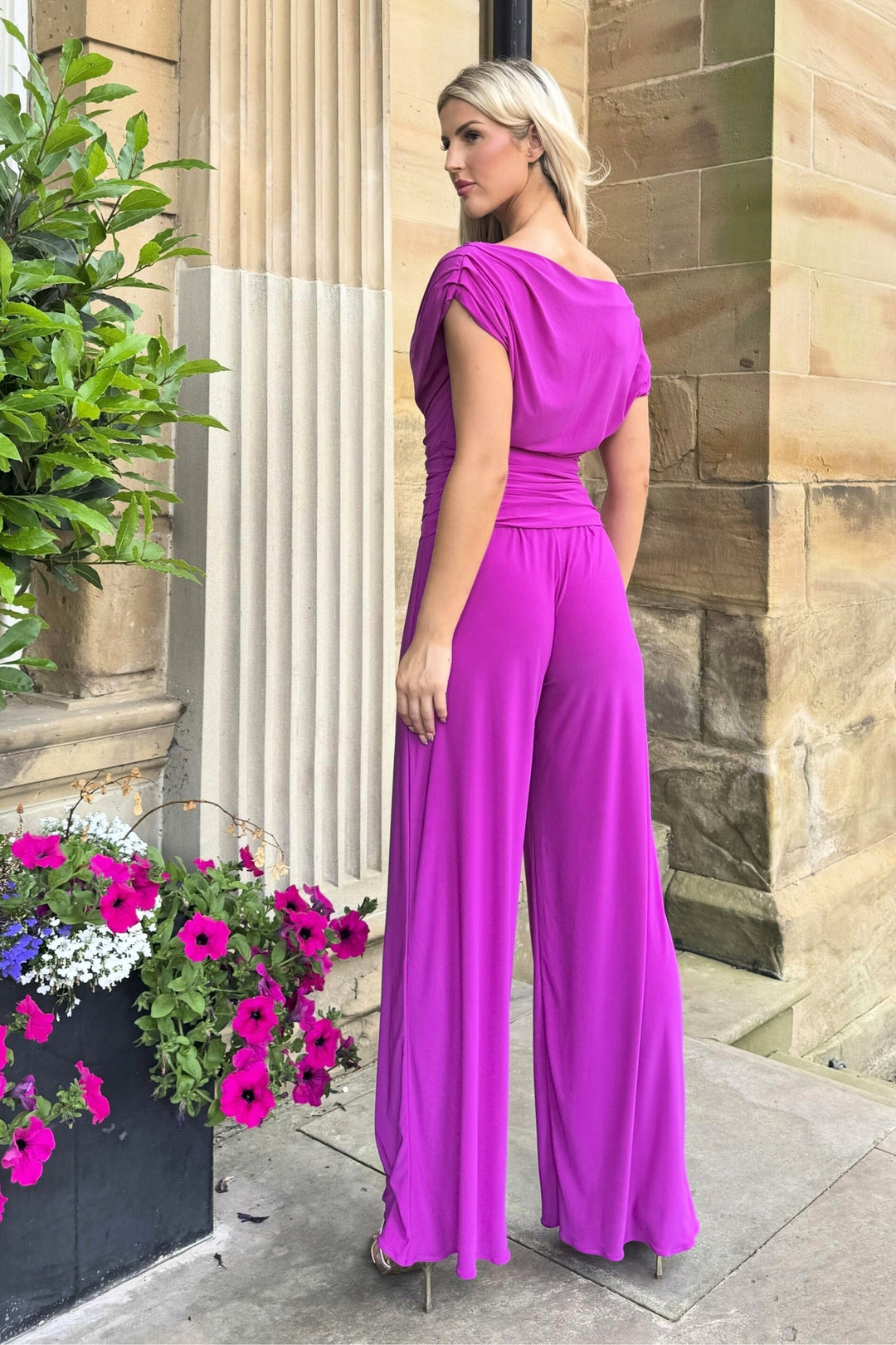 SS26 Carbon jumpsuit in magenta D2