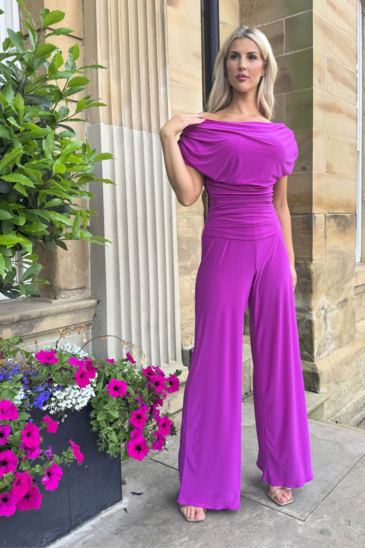 SS26 Carbon jumpsuit in magenta D2