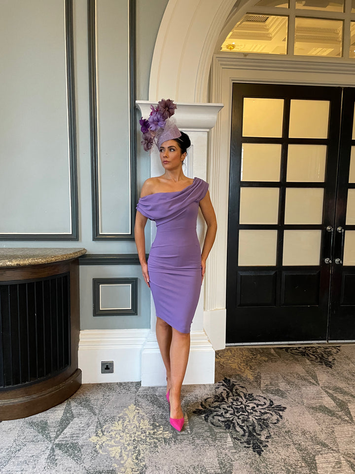 Chromium dress in purple