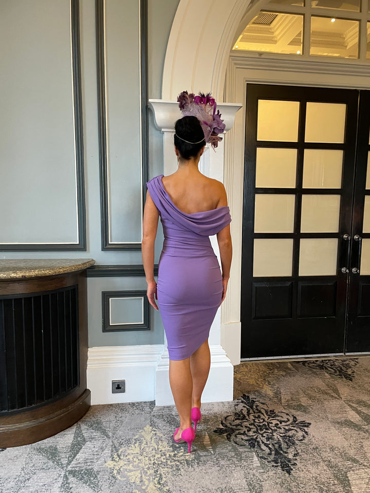 Chromium dress in purple