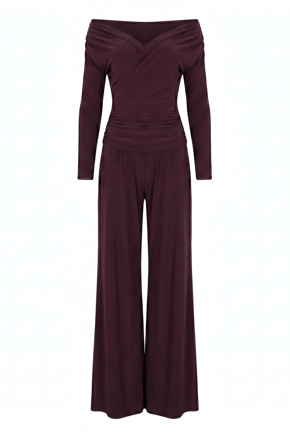 Valencia jumpsuit in blackcurrant