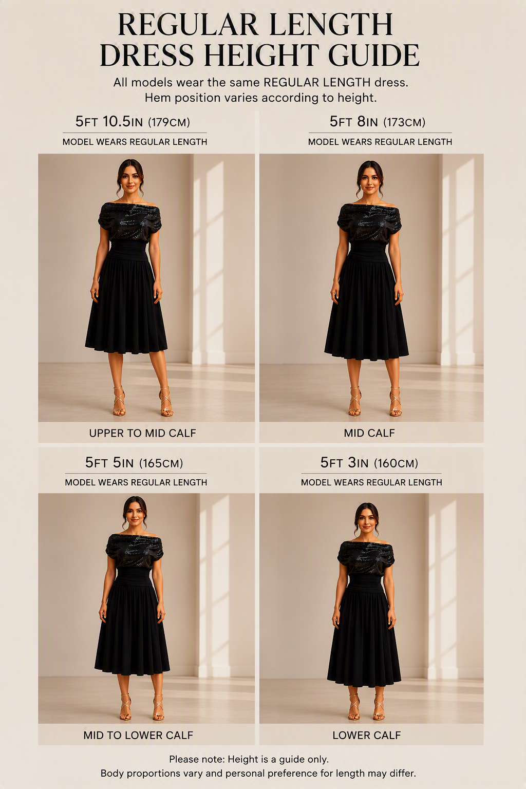 Carbon tea length dress in blackcurrant T1/D4