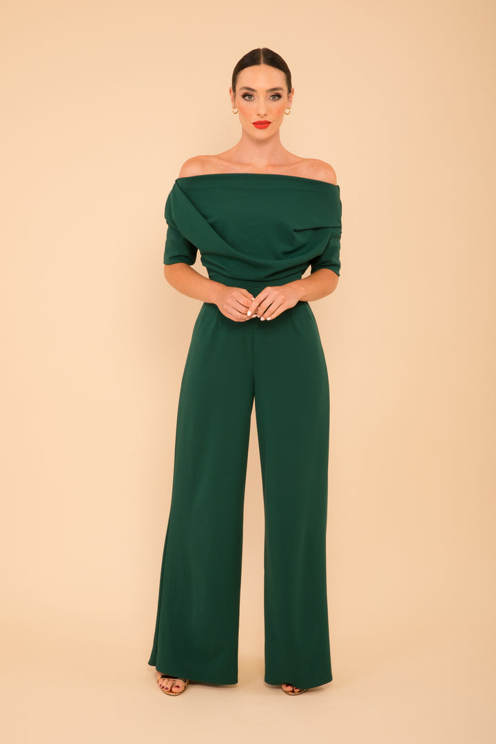 ATOM LABEL lima jumpsuit in forest green