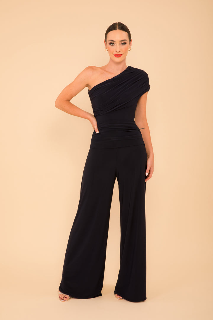 Rhodium jumpsuit in navy