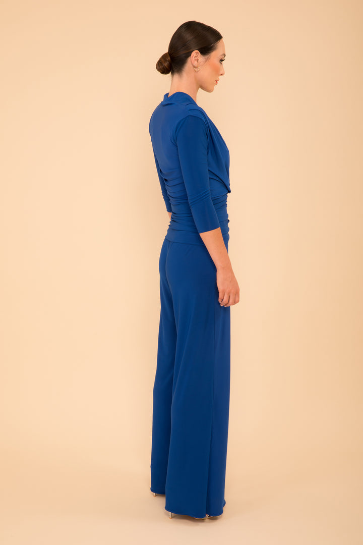Uranium jumpsuit in cobalt
