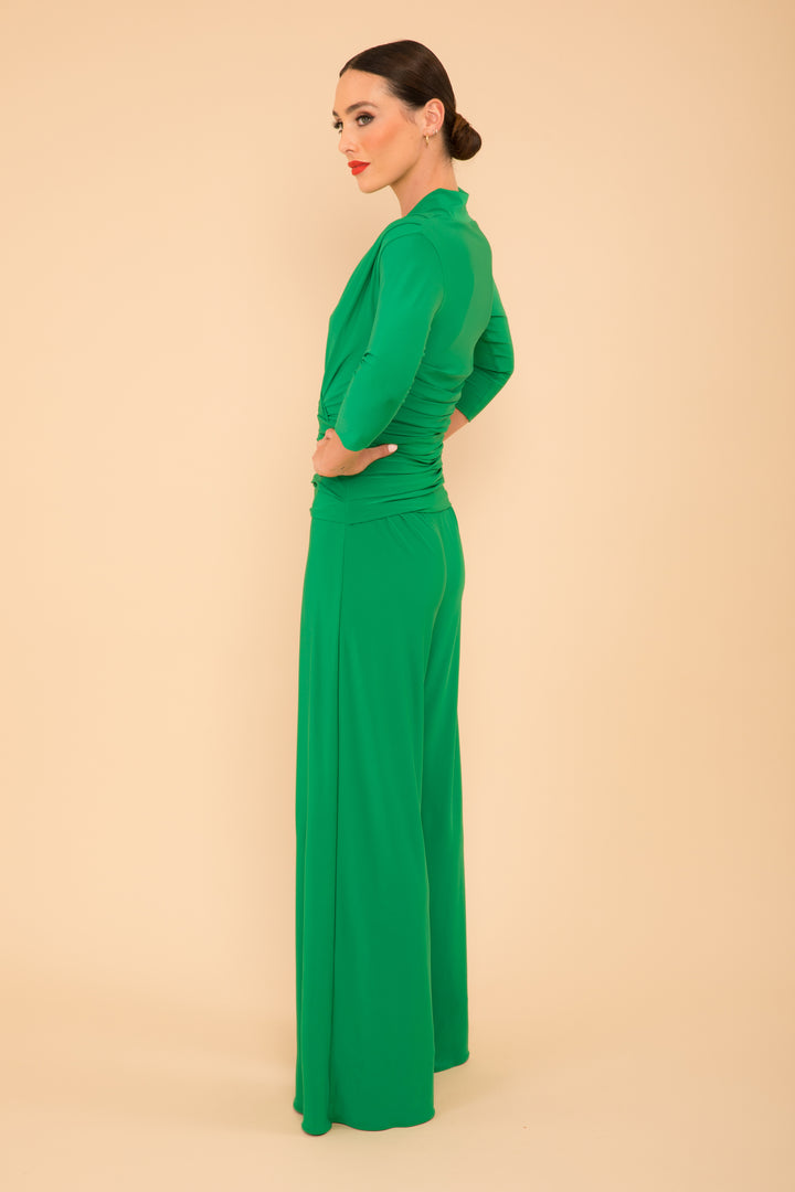 Uranium jumpsuit in emerald green