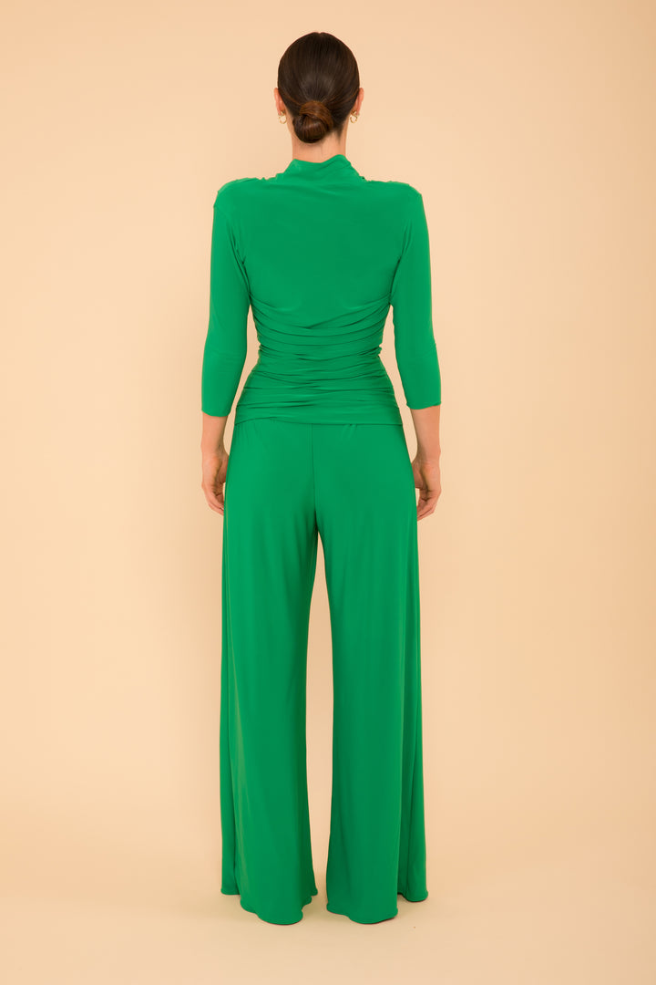 Uranium jumpsuit in emerald green