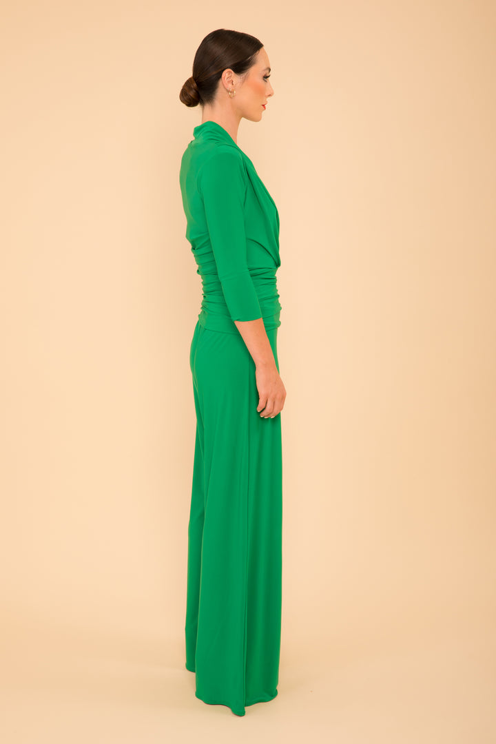 Uranium jumpsuit in emerald green