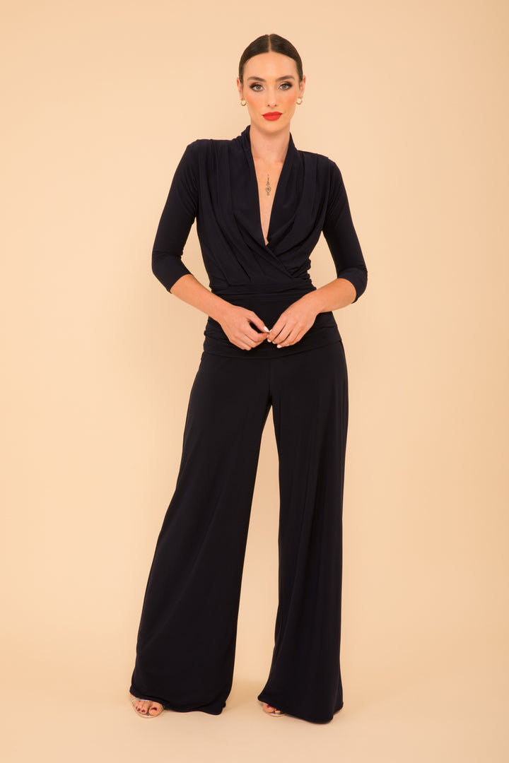 Uranium jumpsuit in navy
