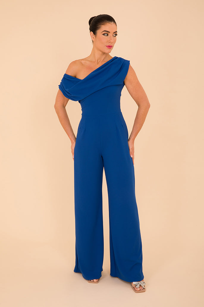 Venice jumpsuit in cobalt