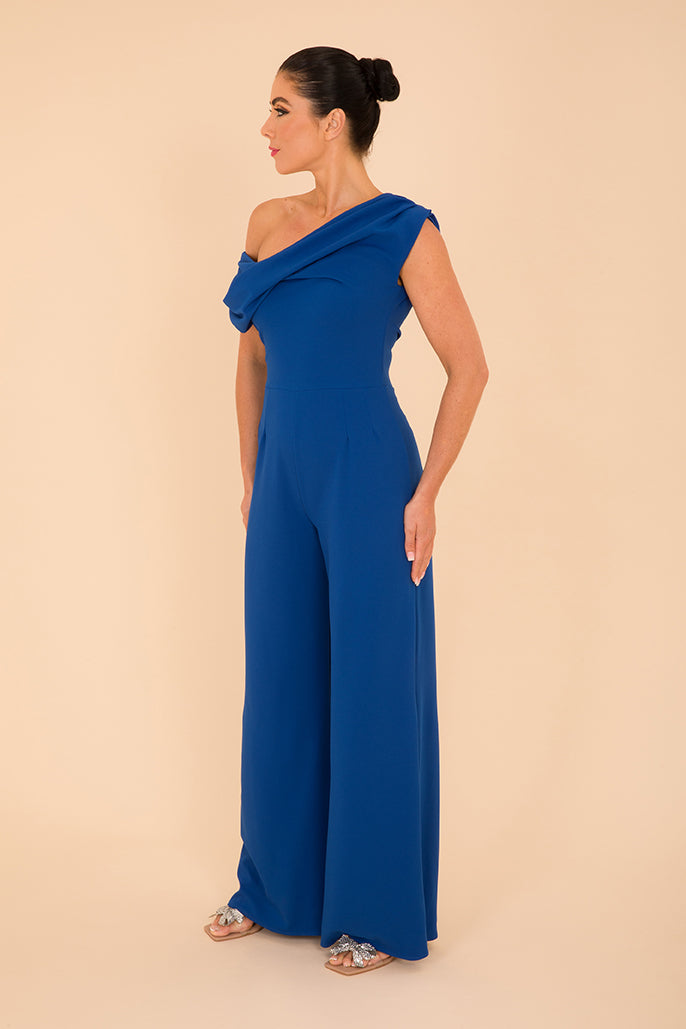 Venice jumpsuit in cobalt