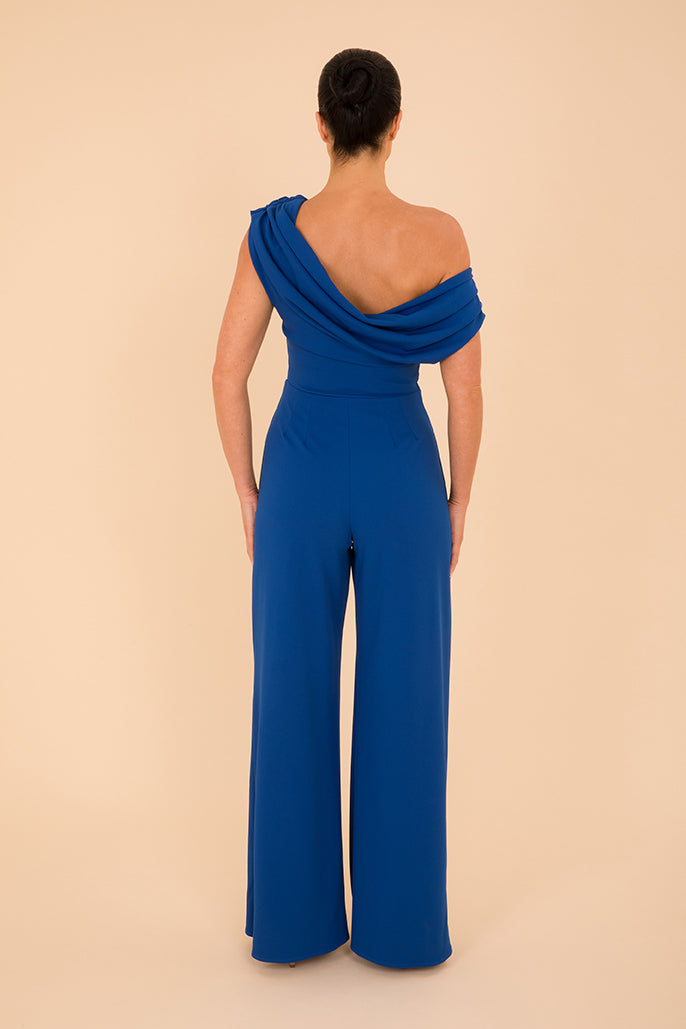 Venice jumpsuit in cobalt