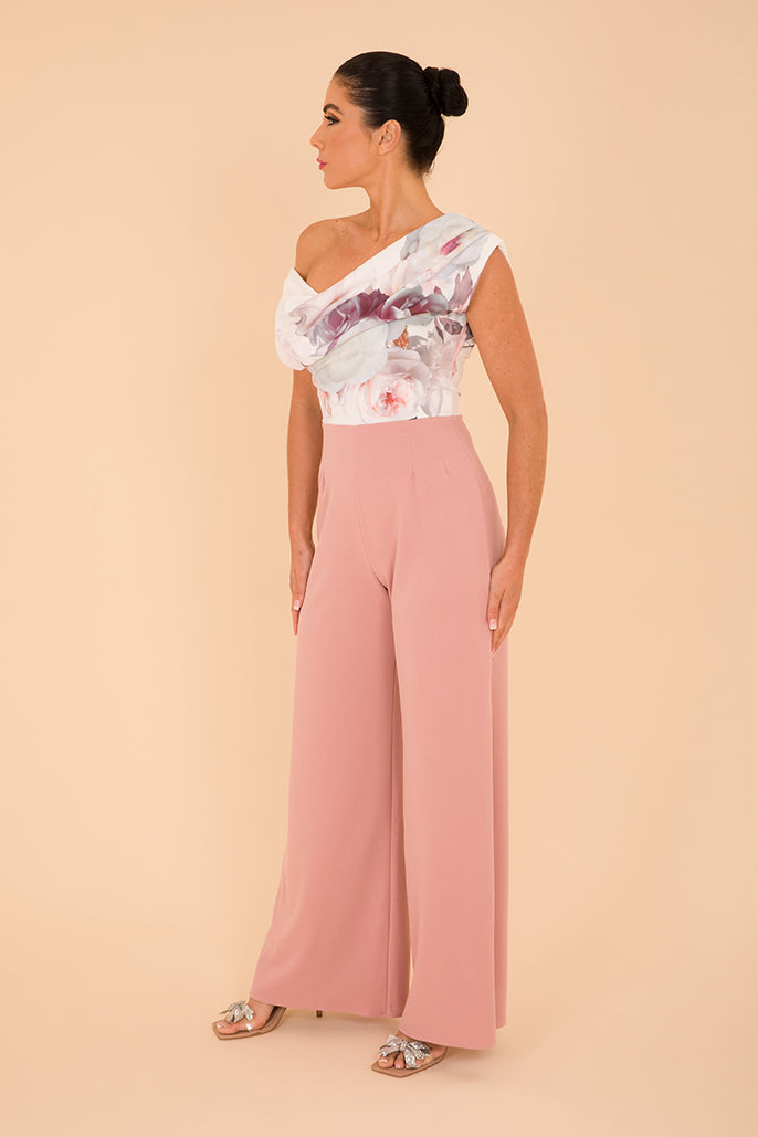 Venice jumpsuit in blush & blush floral