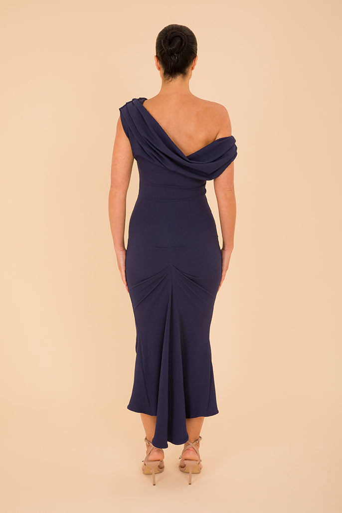 Mercury dress in navy