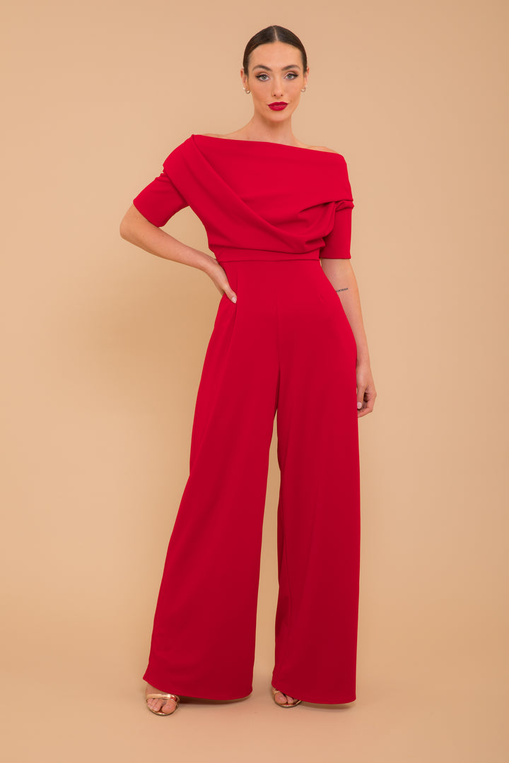 Lima jumpsuit in red