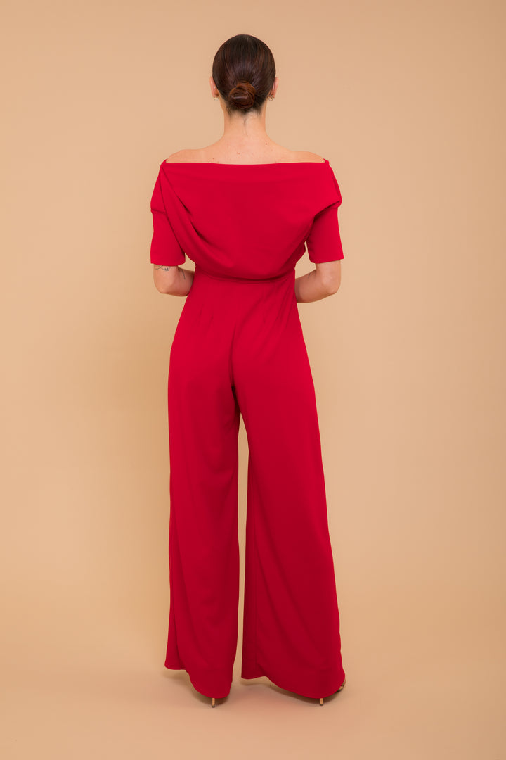Lima jumpsuit in red