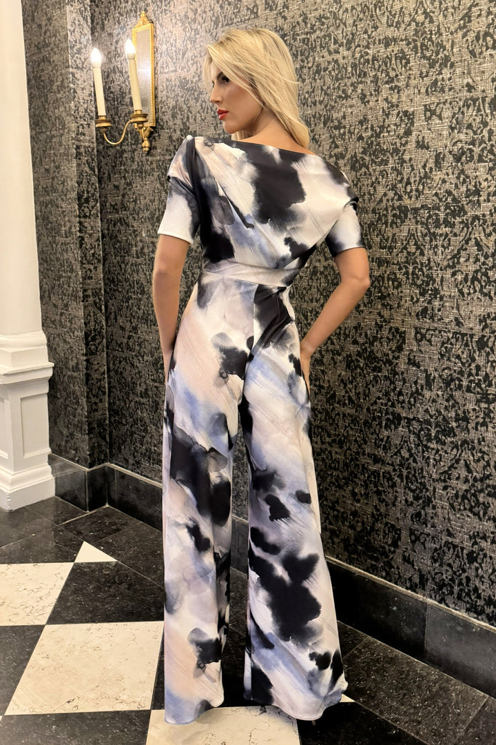 SS26 Lima Jumpsuit 2.0 in abstract print