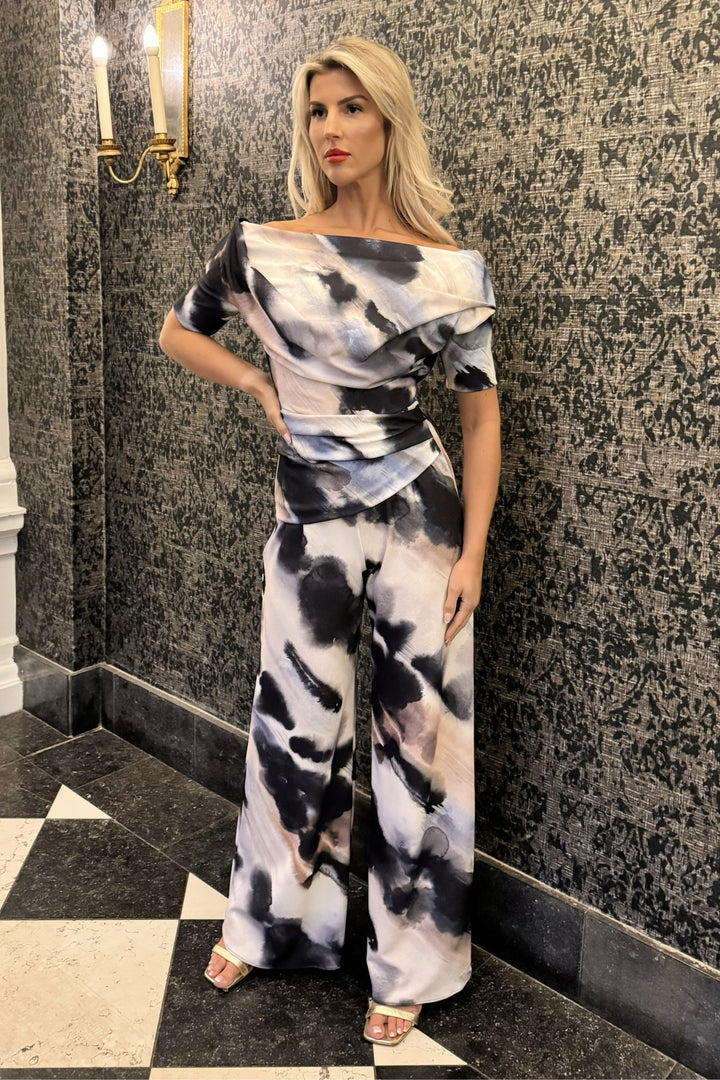 SS26 Lima Jumpsuit 2.0 in abstract print