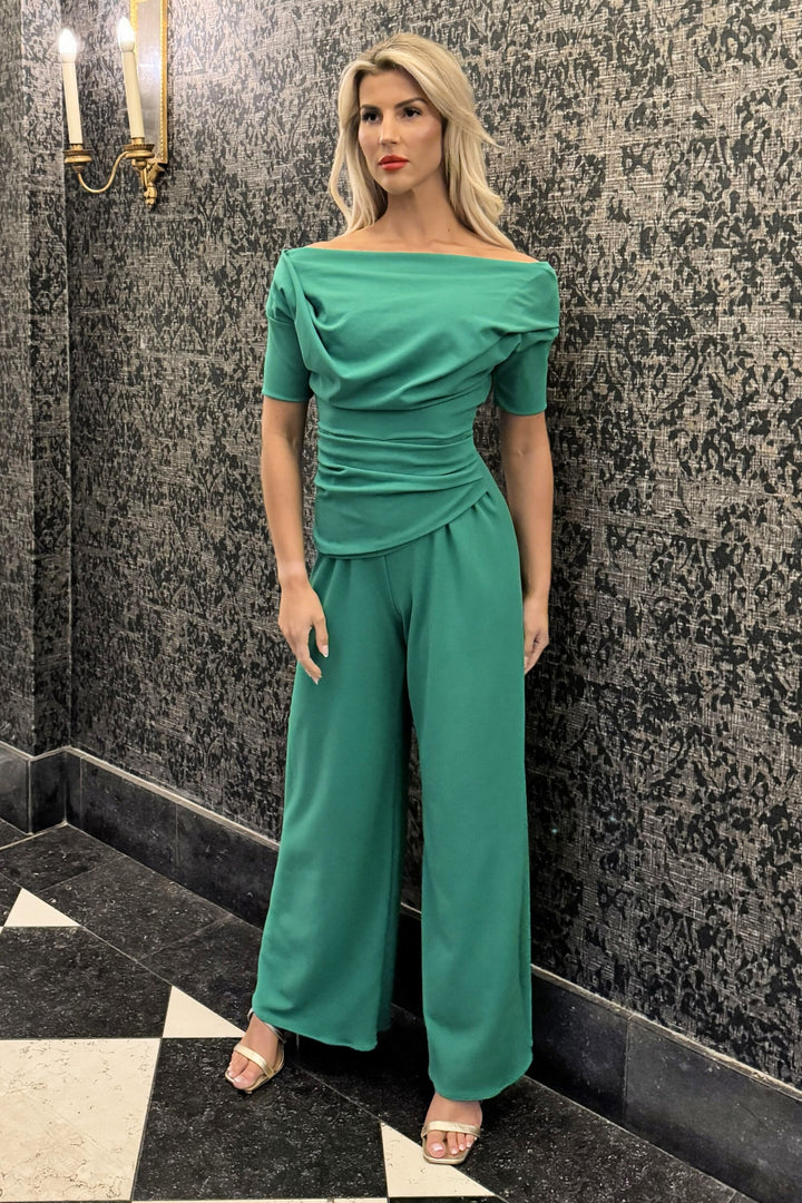SS26 Lima Jumpsuit 2.0 in emerald green
