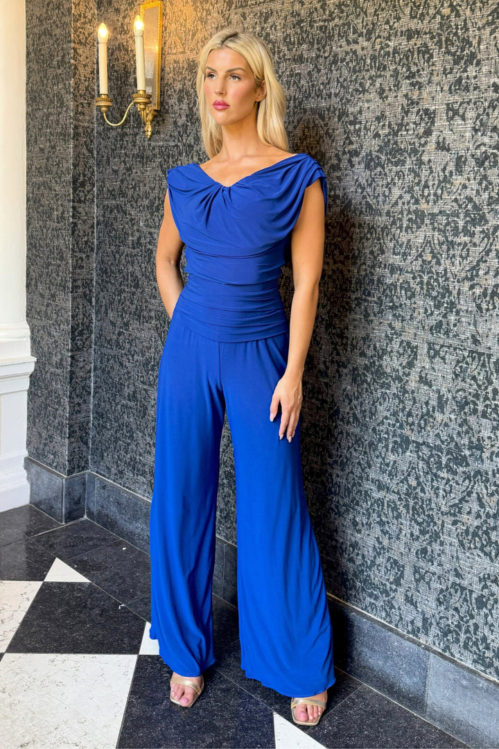 SS26 Radium jumpsuit in cobalt