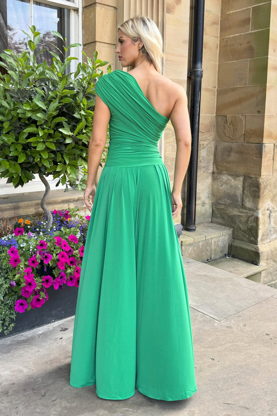 SS26 Rhenium maxi in emerald green