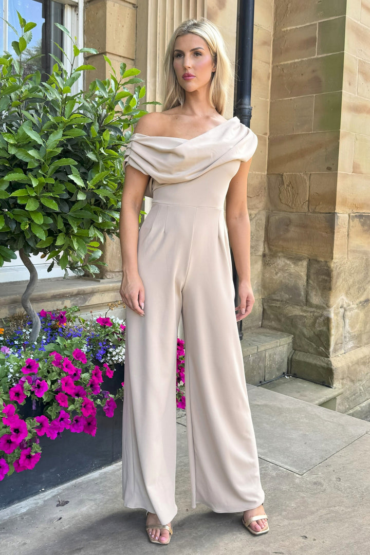 SS26 Venice jumpsuit in stone
