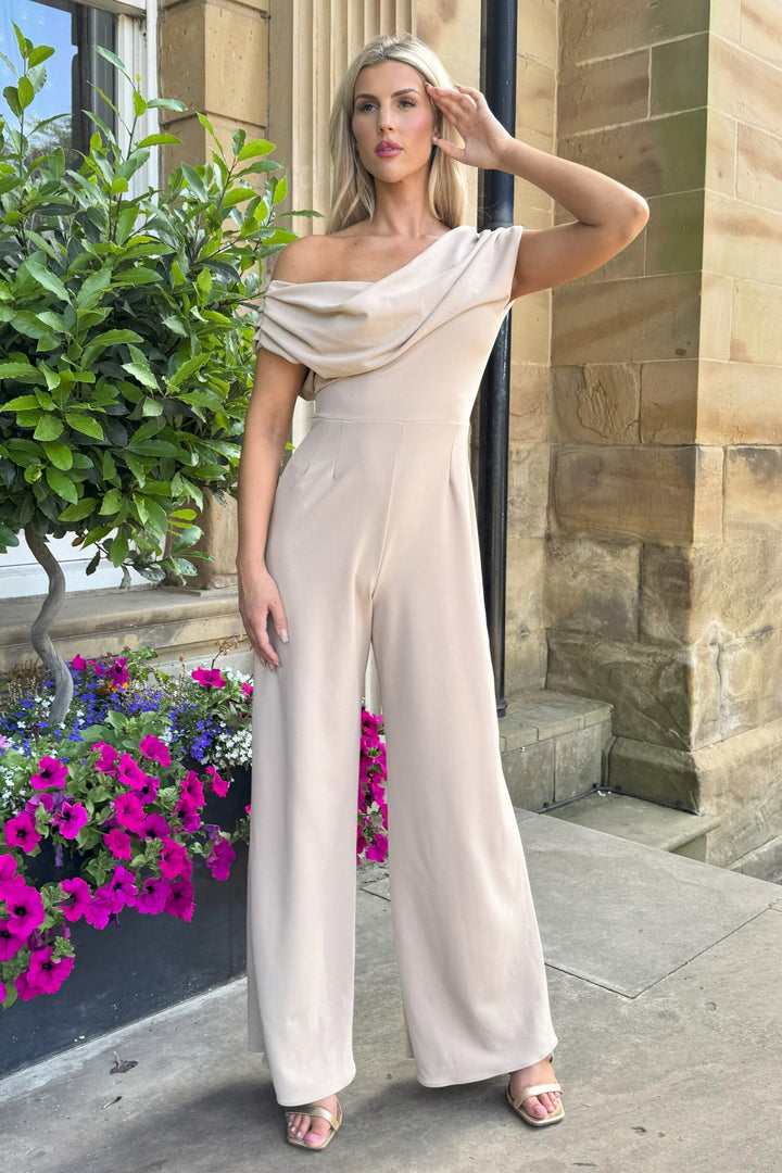 SS26 Venice jumpsuit in stone