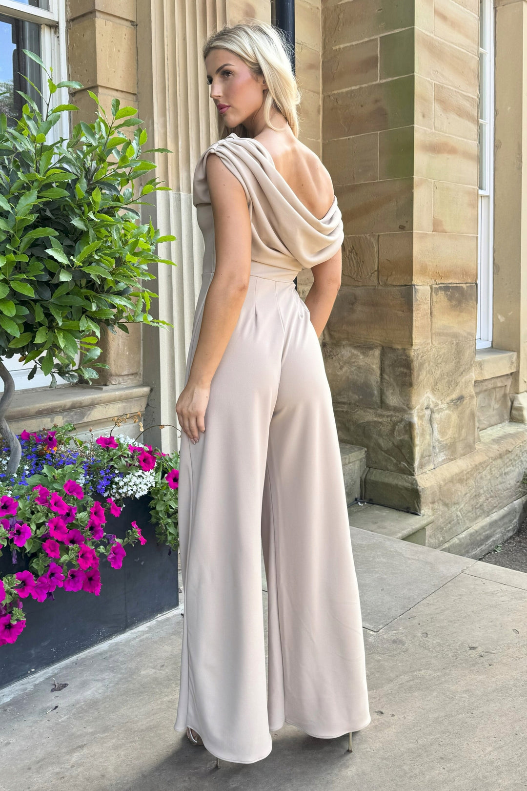 SS26 Venice jumpsuit in stone