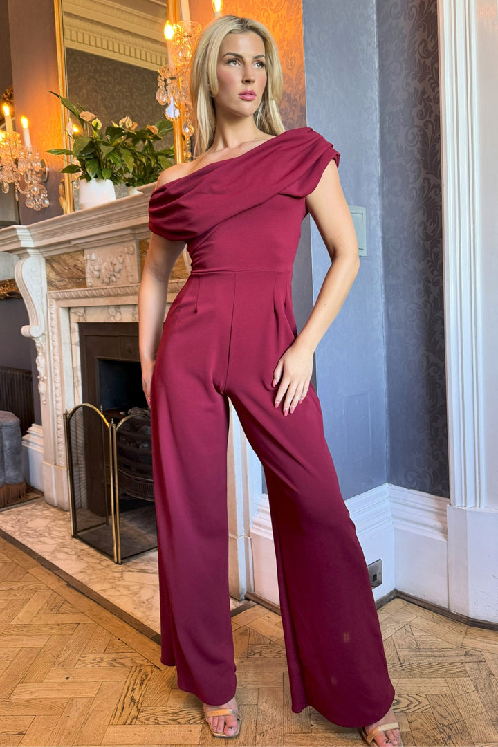 Venice jumpsuit in wine