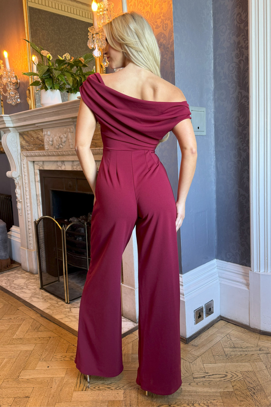 Venice jumpsuit in wine