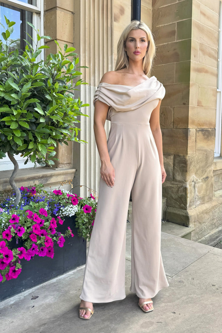 SS26 Venice jumpsuit in stone