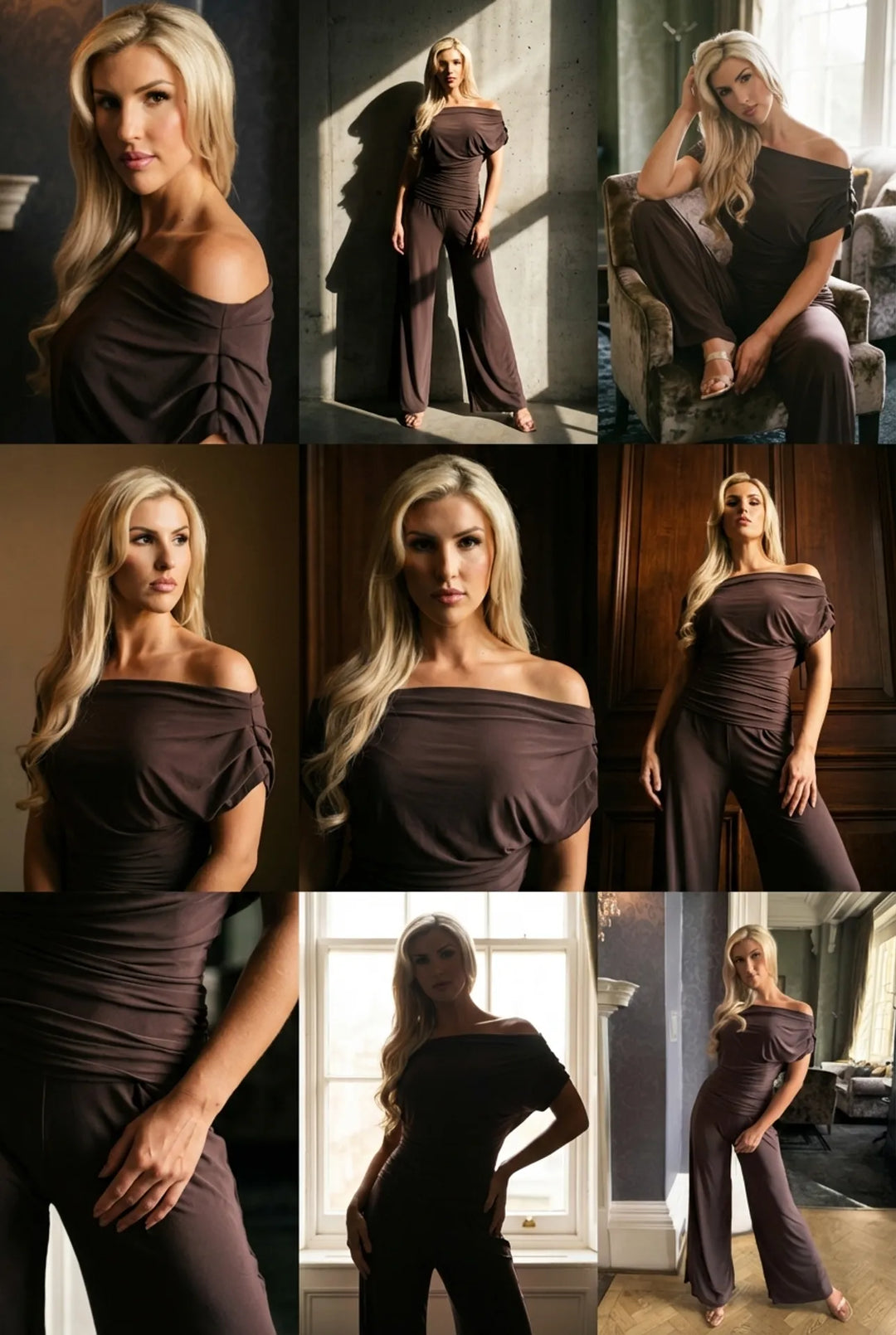 Automation - Carbon jumpsuit in chocolate