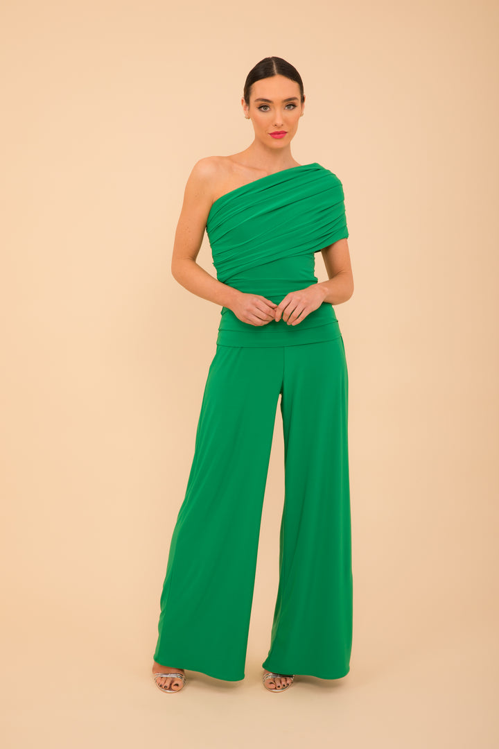 Rhodium jumpsuit in green